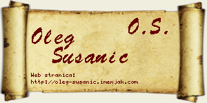 Oleg Susanić vizit kartica